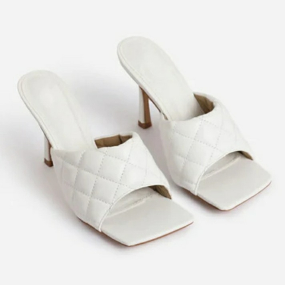 Women cute waiting heels white size 11 by fashion nova